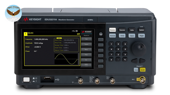 Máy phát xung KEYSIGHT EDU33211A (20 MHz, 1CH)